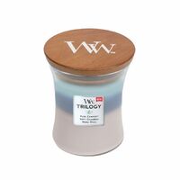 Woodwick Medium Trilogy Candle - Woven Comforts 