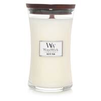 WoodWick Large Candle - White Teak