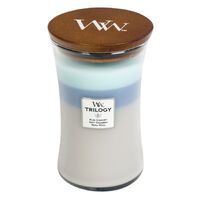 WoodWick Large Trilogy Candle - Woven Comforts