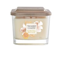 Yankee Candle Medium Square Jar - Rice Milk & Honey